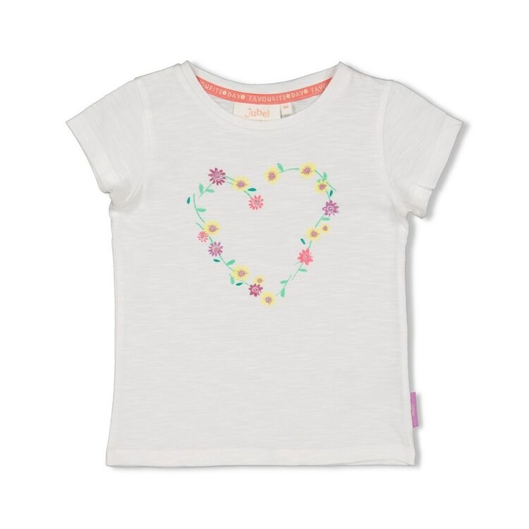 Jubel T-shirt flower heart - Picknick Perfect 91700415