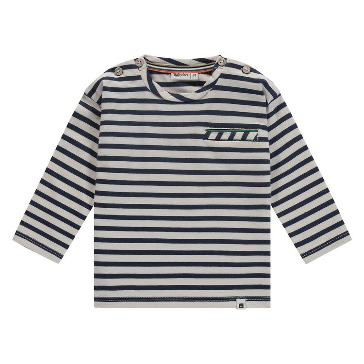 BABYFACE baby boys t-shirt long sleeve navy BBE25127603