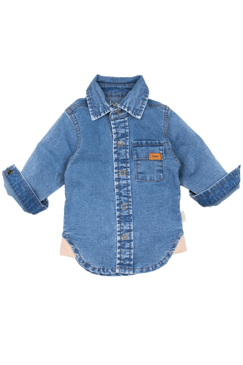 BESS Blouse Jog Denim 251002-021
