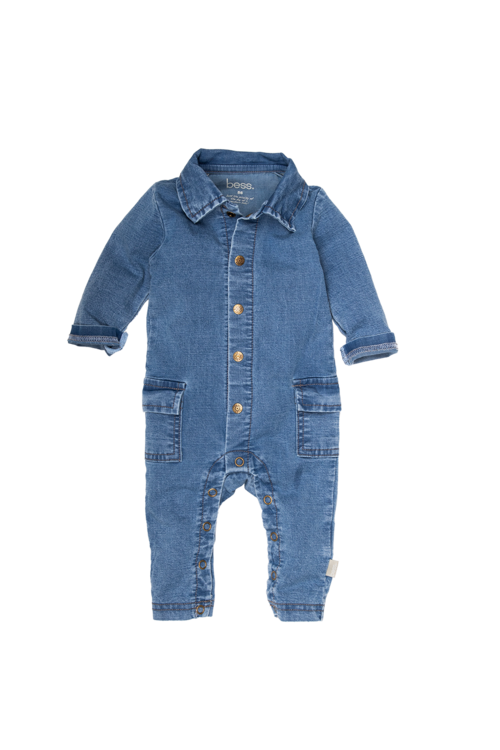 BESS Jumpsuit Jog Denim 251020-021