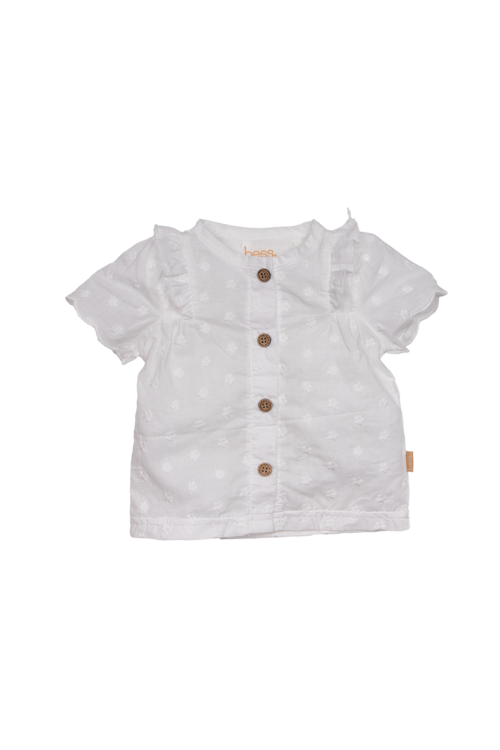 BESS Blouse short sleeve Broderie 251097-001