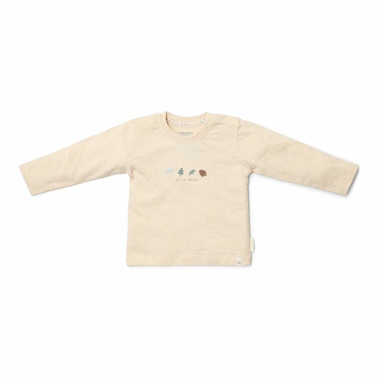 Little Dutch T-shirt lange mouw Sand Melee