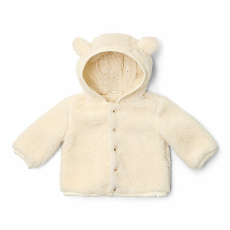 Little Dutch Teddy jasje Off White