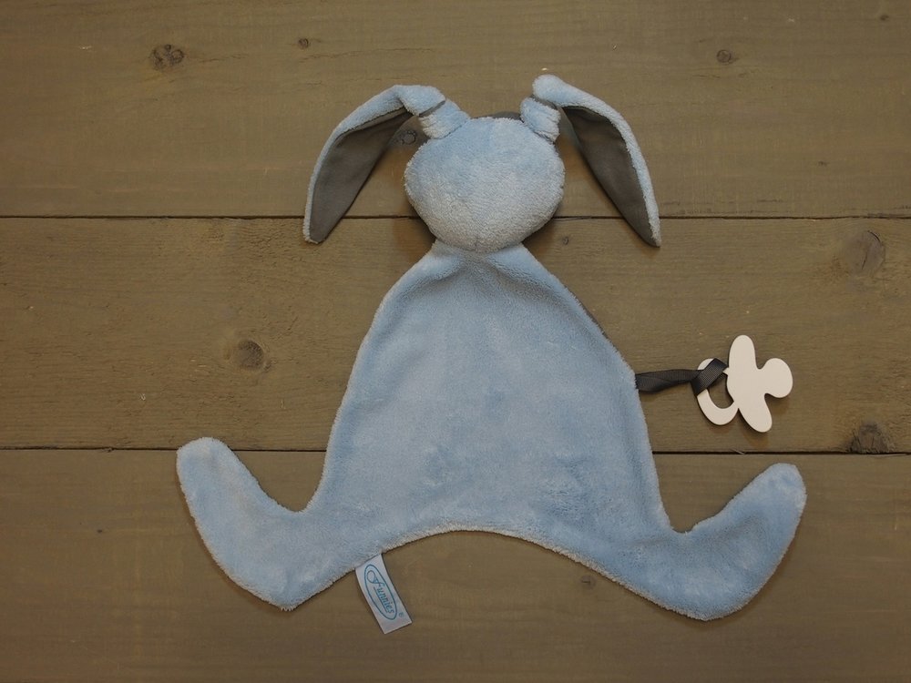 Knuffel speendoek Jip groot Blauw