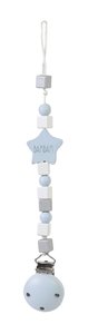 BamBam Pacifier clip blue