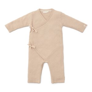 Little Dutch Gebreid boxpakje met overslag Sand