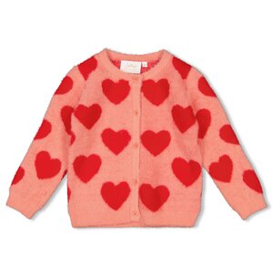 Jubel Vest gebreid AOP - Queen Of Hearts 91300181