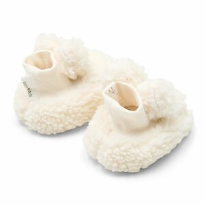 Little Dutch Teddy slofjes Off White